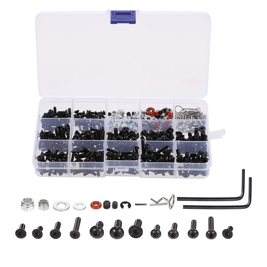 Fpv Drone Tool Kit - 522 szt. Uniwersalne zestawy śrub RC