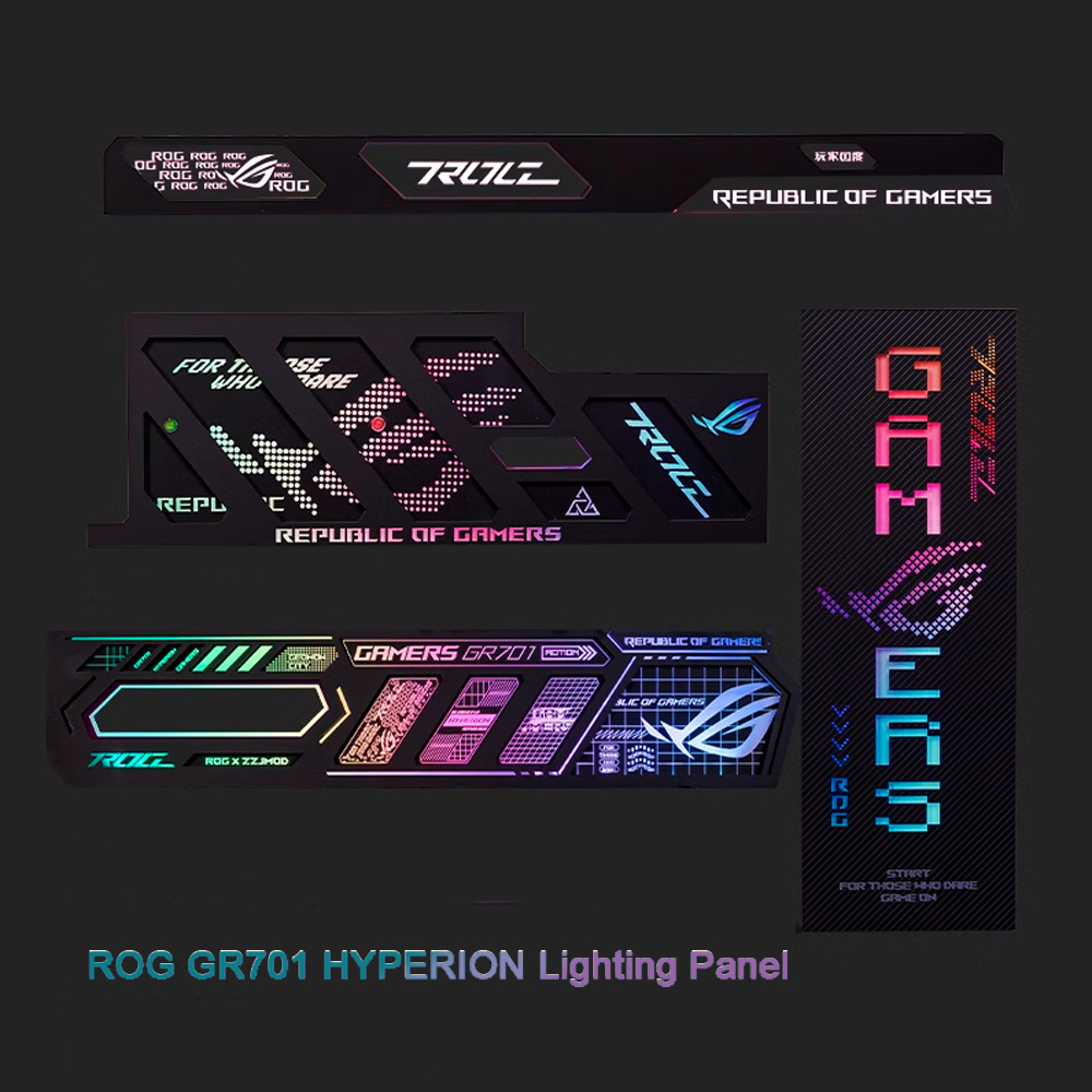Panele oświetleniowe ARGB ROG  – Holy Stone Drone Hs440 recenzja i cena