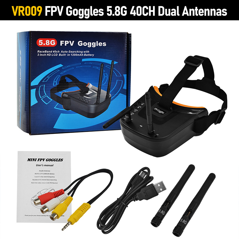 Okulary FPV VR009 z 3.0-calowy – Fpv Drone Goggles recenzja i cena